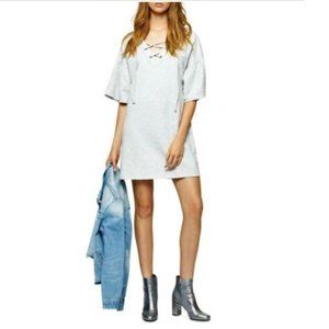 Sanctuary heather gray mini sweatshirt dress M